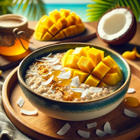 Owsianka Mango Kokos Amarantus Owsianka Mango Kokos Amarantus