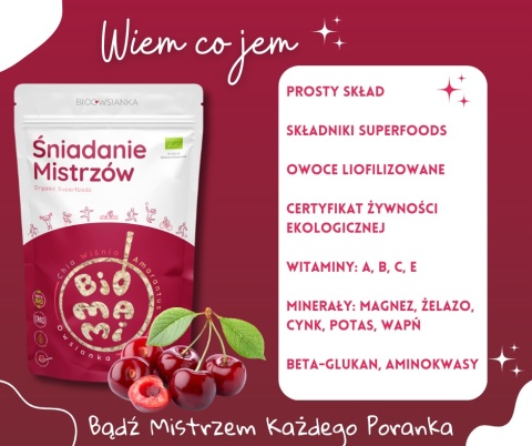 Owsianka Wiśnia Chia Amarantus Owsianka Wiśnia Chia Amarantus