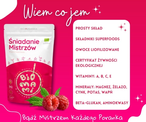Owsianka Malina Jagły Złoty Len Owsianka Malina Jagły Złoty Len